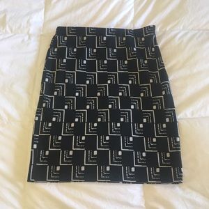 Grace Elements Geometric Print Pencil Skirt.